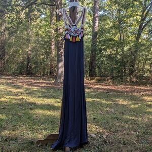 🌟NWT  Charlie O by Kinnucan's Crochet Colorful Maxi